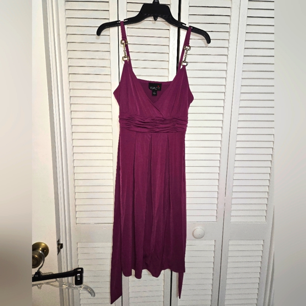 Scarlett Women's 6 Elegant Purple Dress
